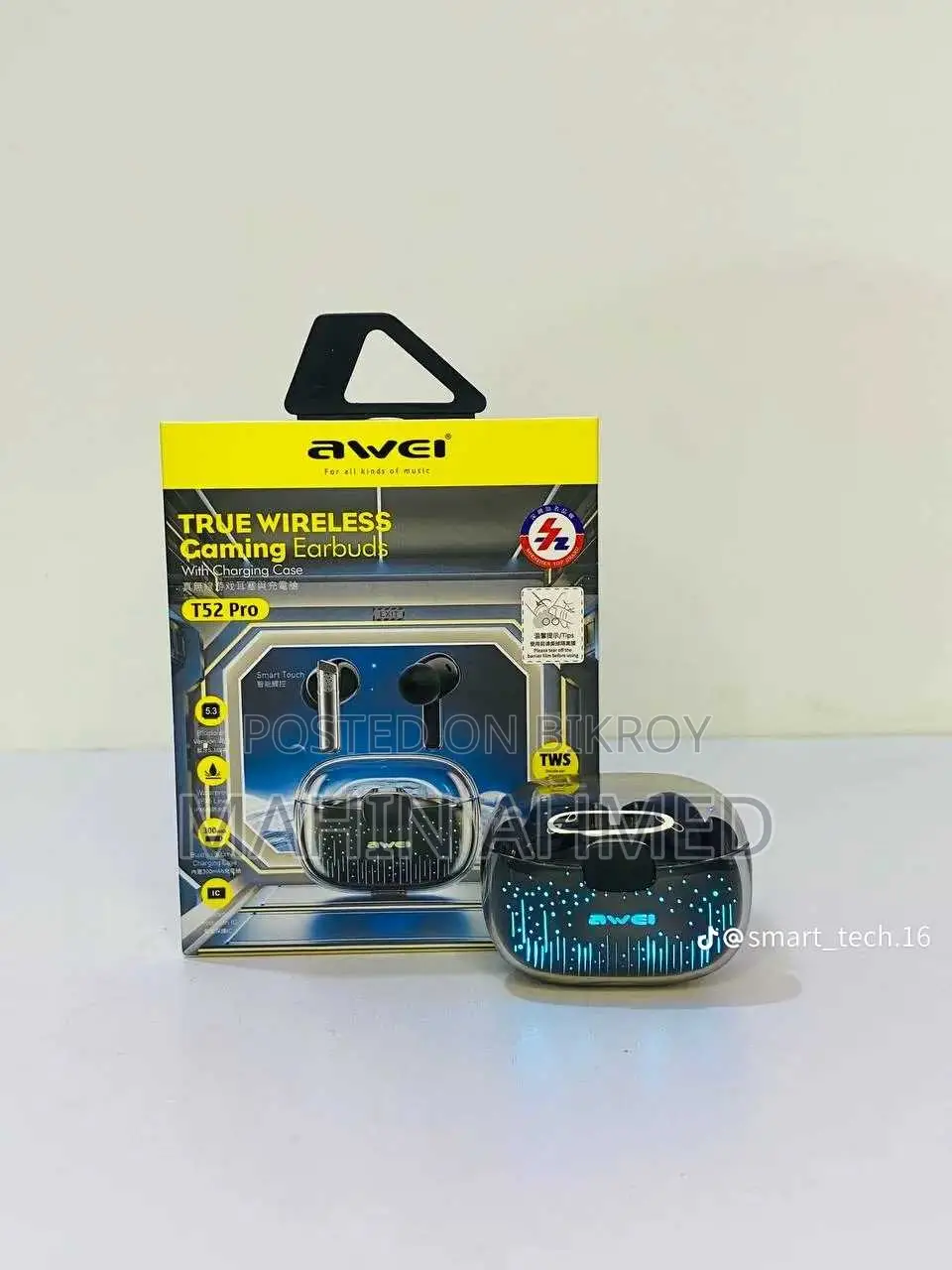 Awei T52 Pro Bluetooth Earbuds