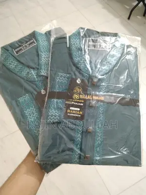 প্রিমিয়াম কটন এমব্রয়ডারি সেমি-লং পাঞ্জাবী