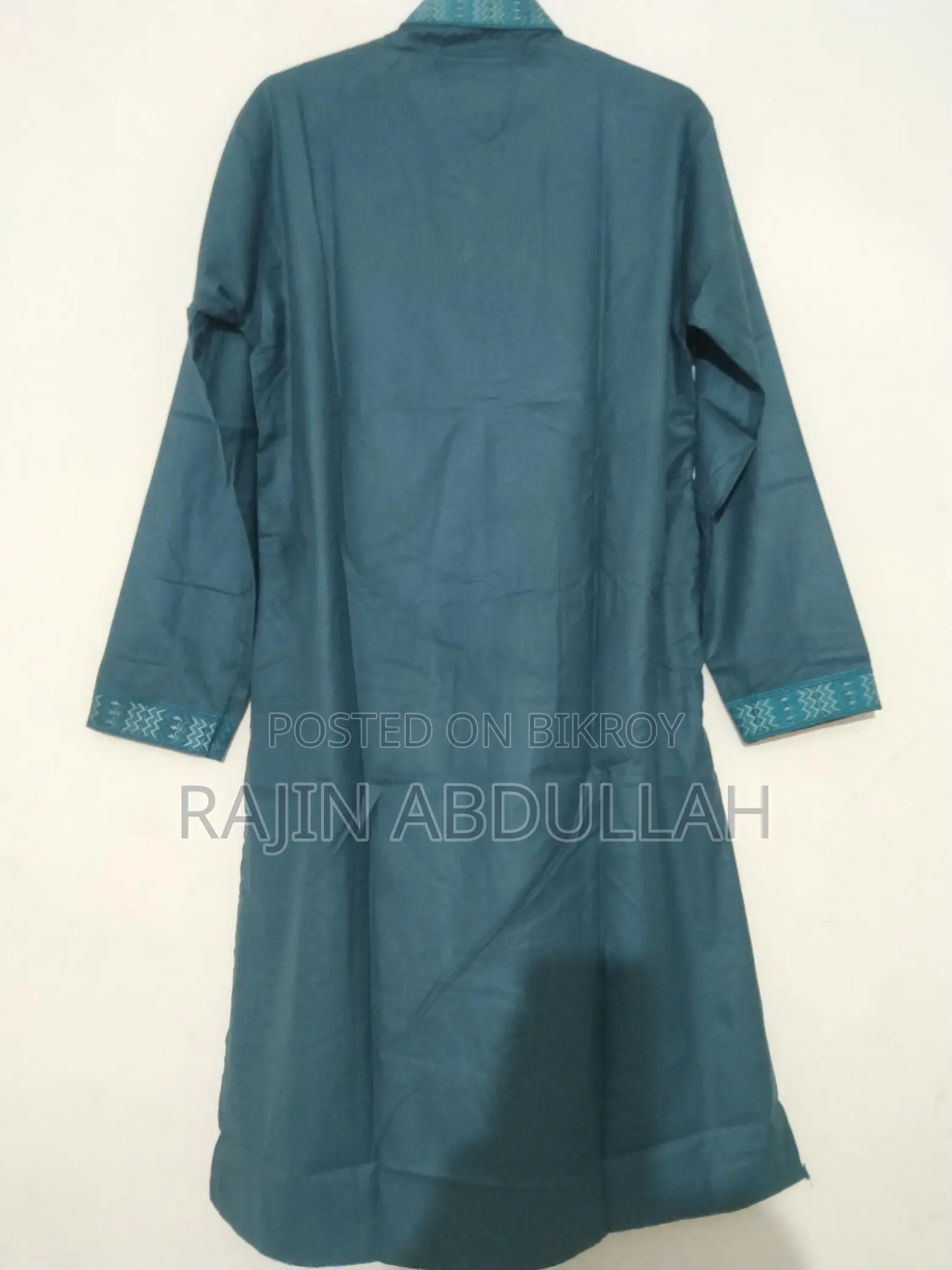 Premium Cotton Embroidered Semi-Long Panjabi