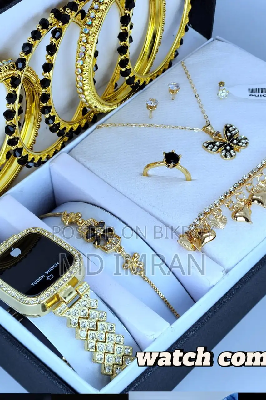 Premium Women's Luxury Watch & Jewelry Combo
