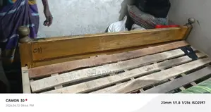 Large Wooden Bed