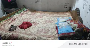 Large Wooden Bed