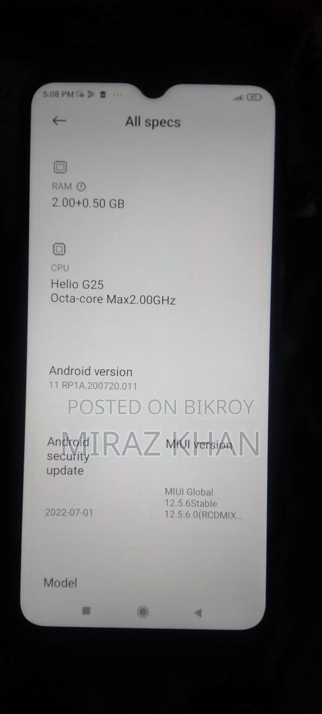 Xiaomi Redmi 9A (Used)