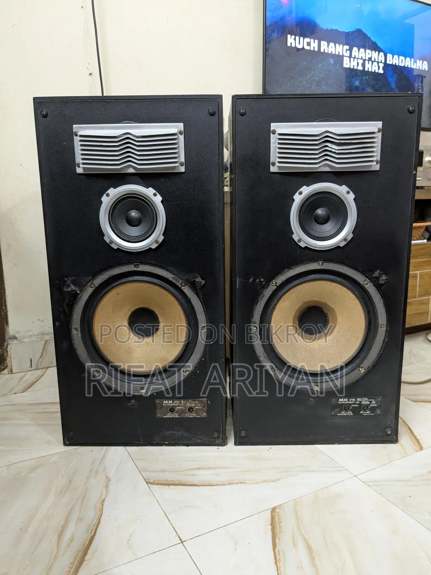 Akai T70 12 Inch Speakers Made in Japan