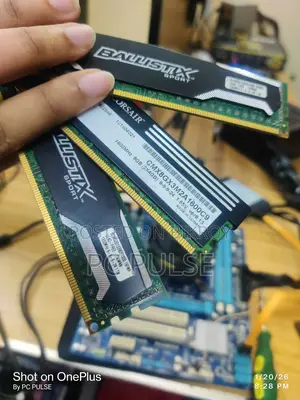 Corsair Crucial 4GB Desktop RAM - 1 Year Warranty