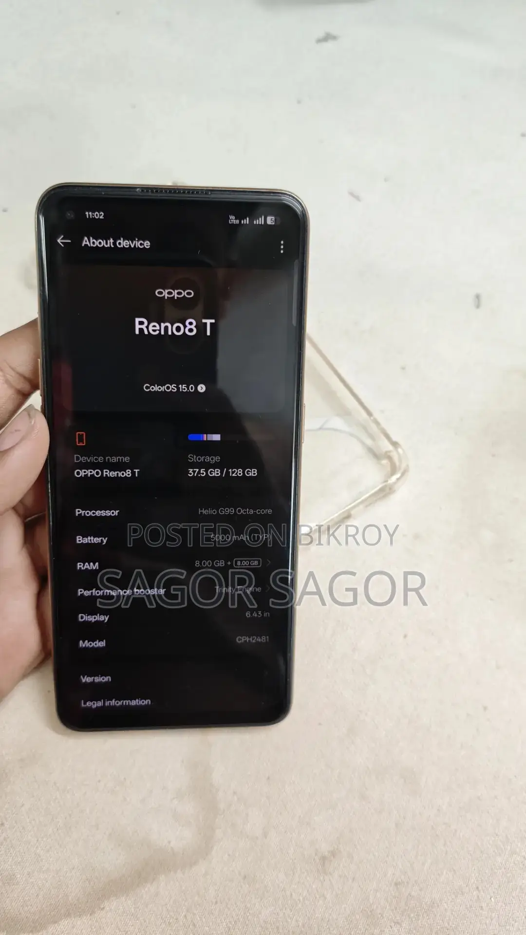 OPPO Reno 8T . (Used)