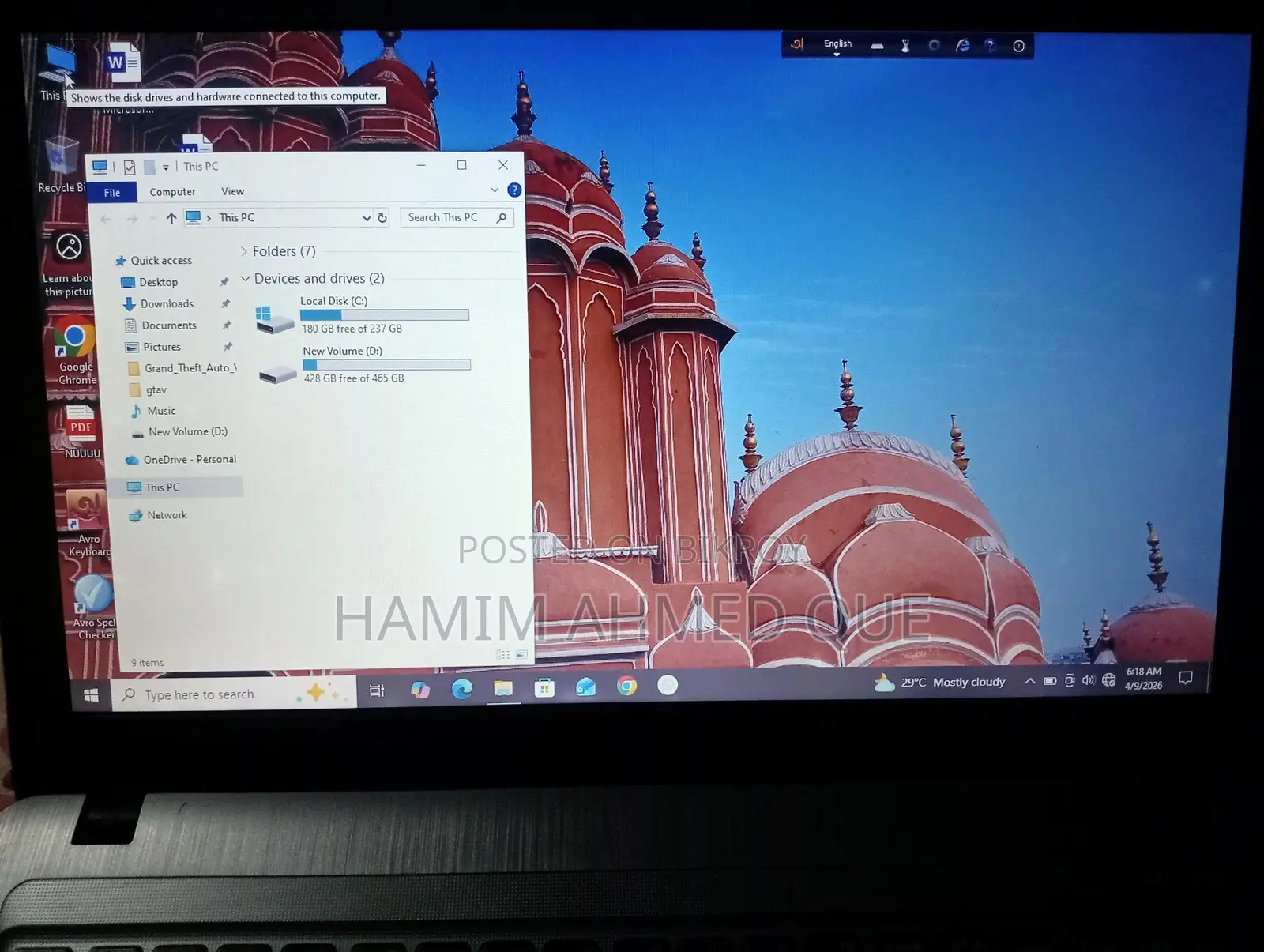 ASUS X540Y LAPTOP