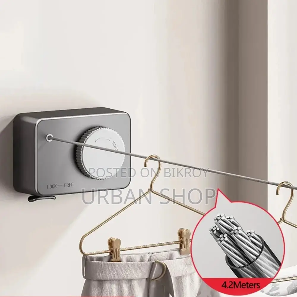 Wall Mounted Foldable Cloth Hanger