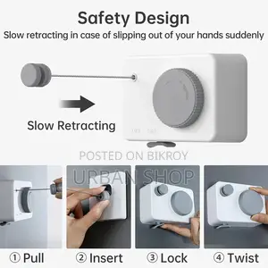 Wall Mounted Foldable Cloth Hanger