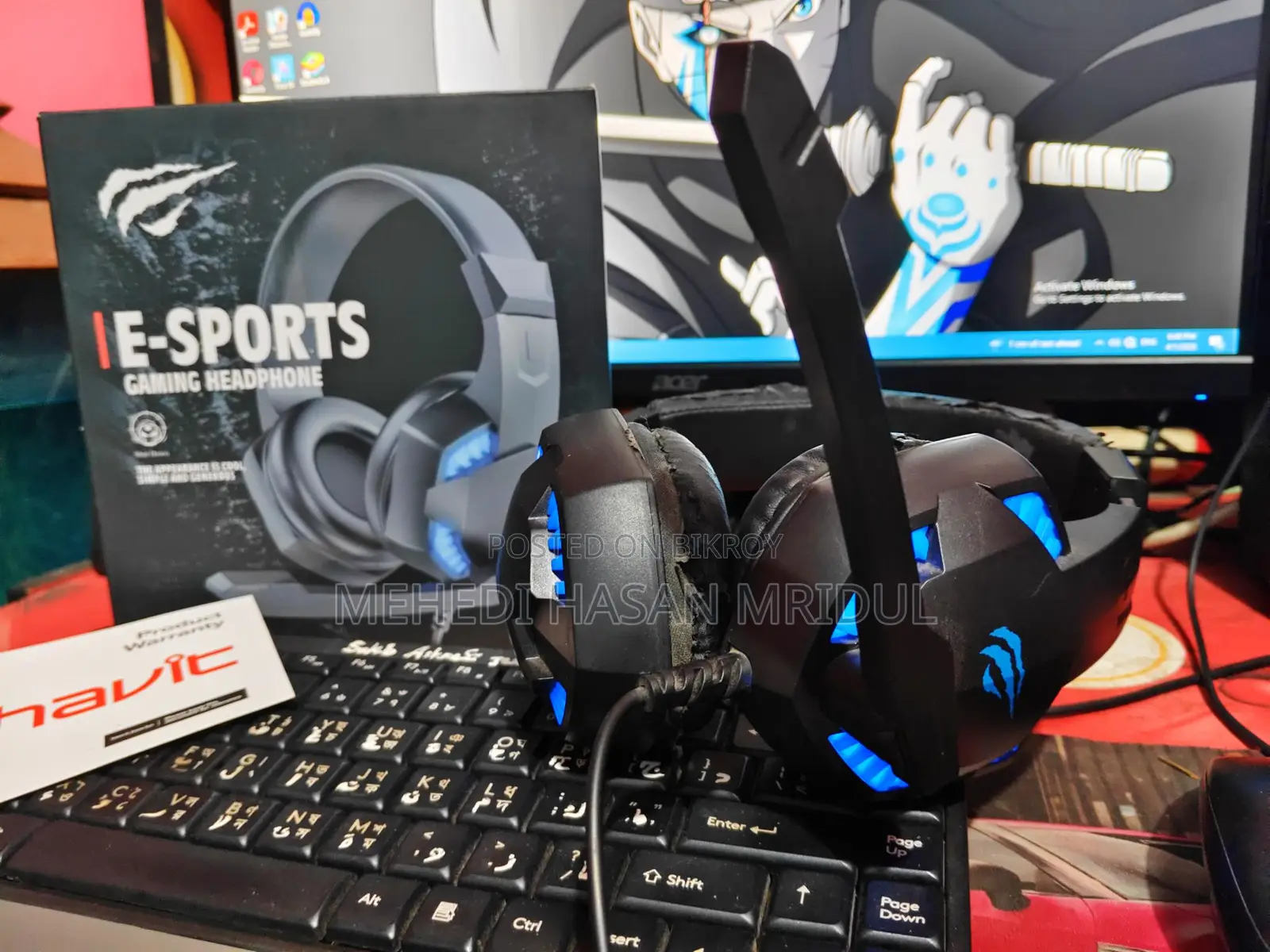 Gaming Headphone (Havit E-Sports)