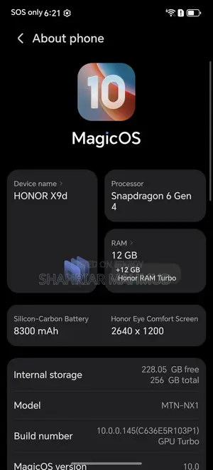 Honor x9d (Used)