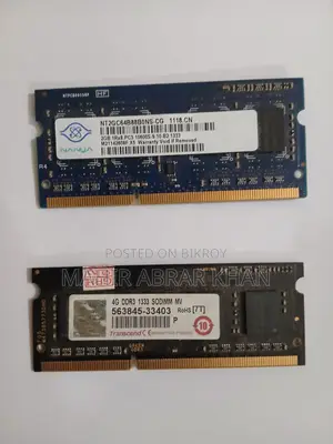 Transcend 4GB Laptop RAM + 2GB