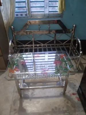 Stainless steel sofa and tea table for sale