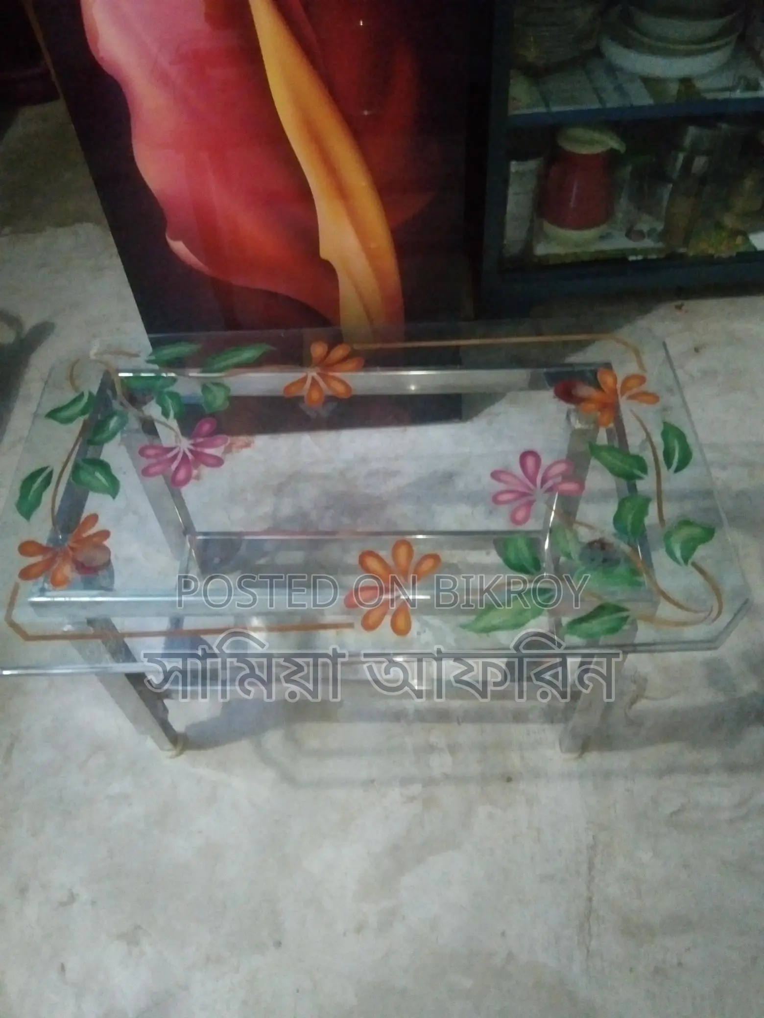 Stainless steel sofa and tea table for sale