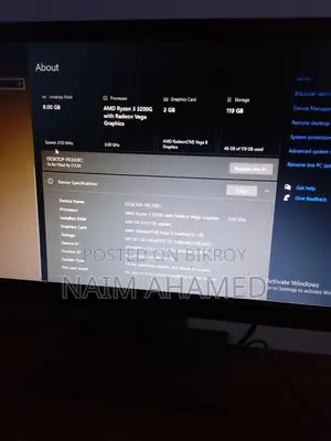 Desktop and Monitor