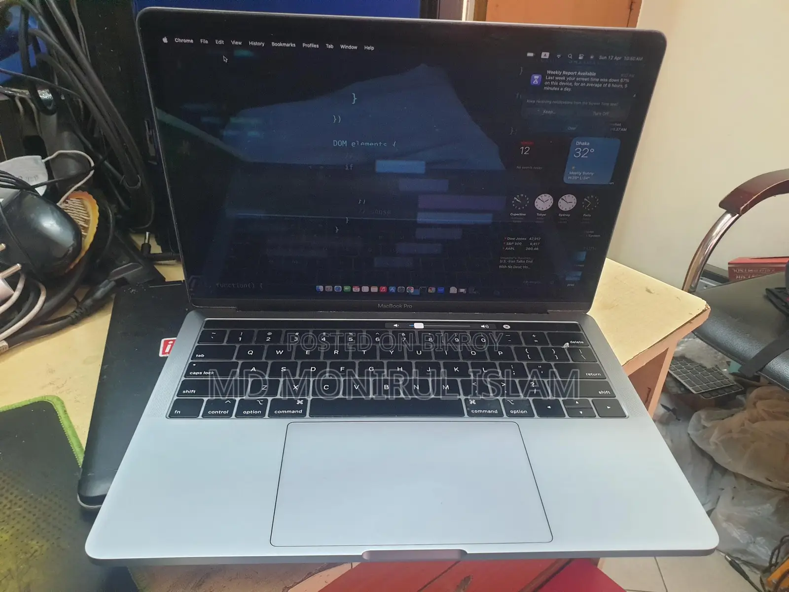 Macbook Pro 15.2 (Model-2018) for Sale