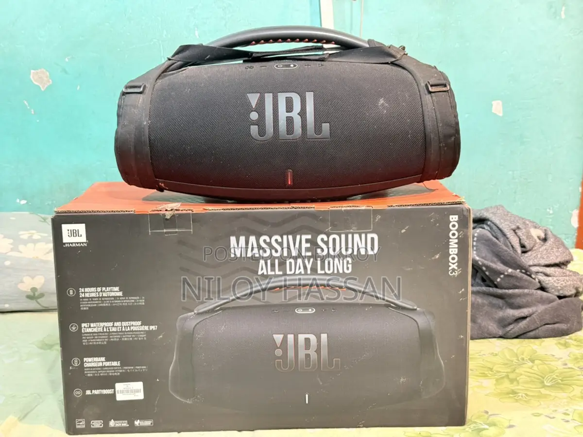 JBL Boombox 3 Bluetooth Version with Shoulder Strap