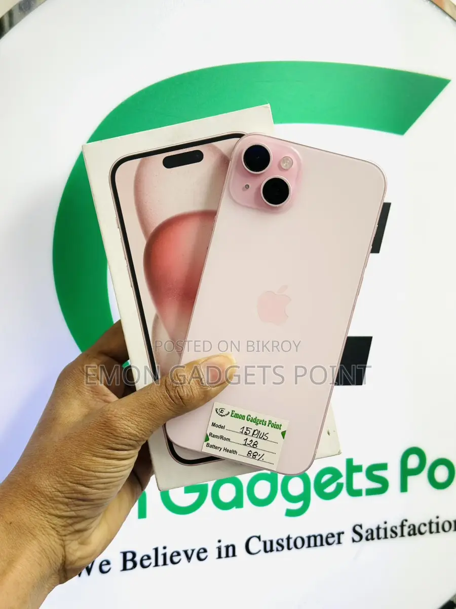 Apple iPhone 15 Plus 128 GB box pink (Used)