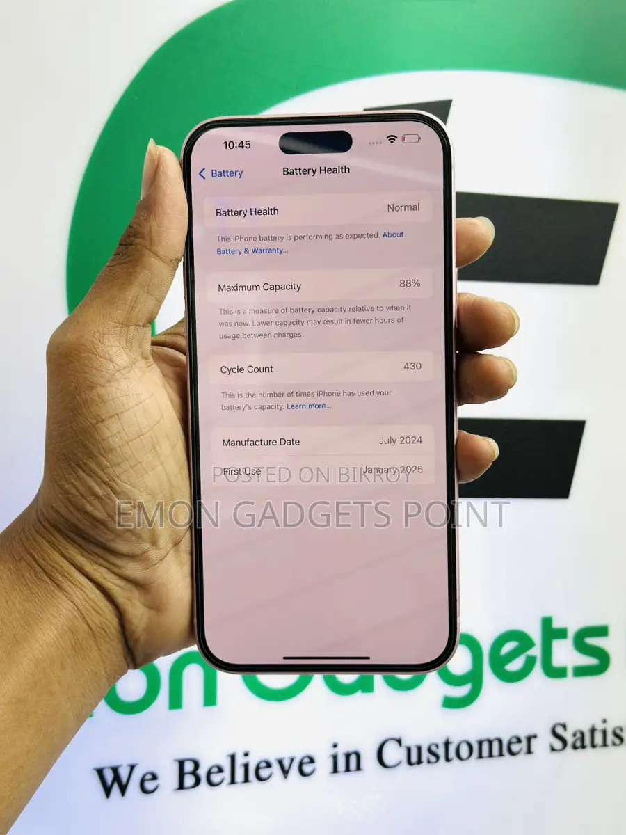 Apple iPhone 15 Plus 128 GB box pink (Used)