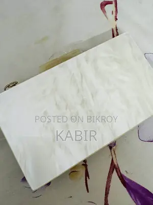 Bubble Acrylic Clutch Bag
