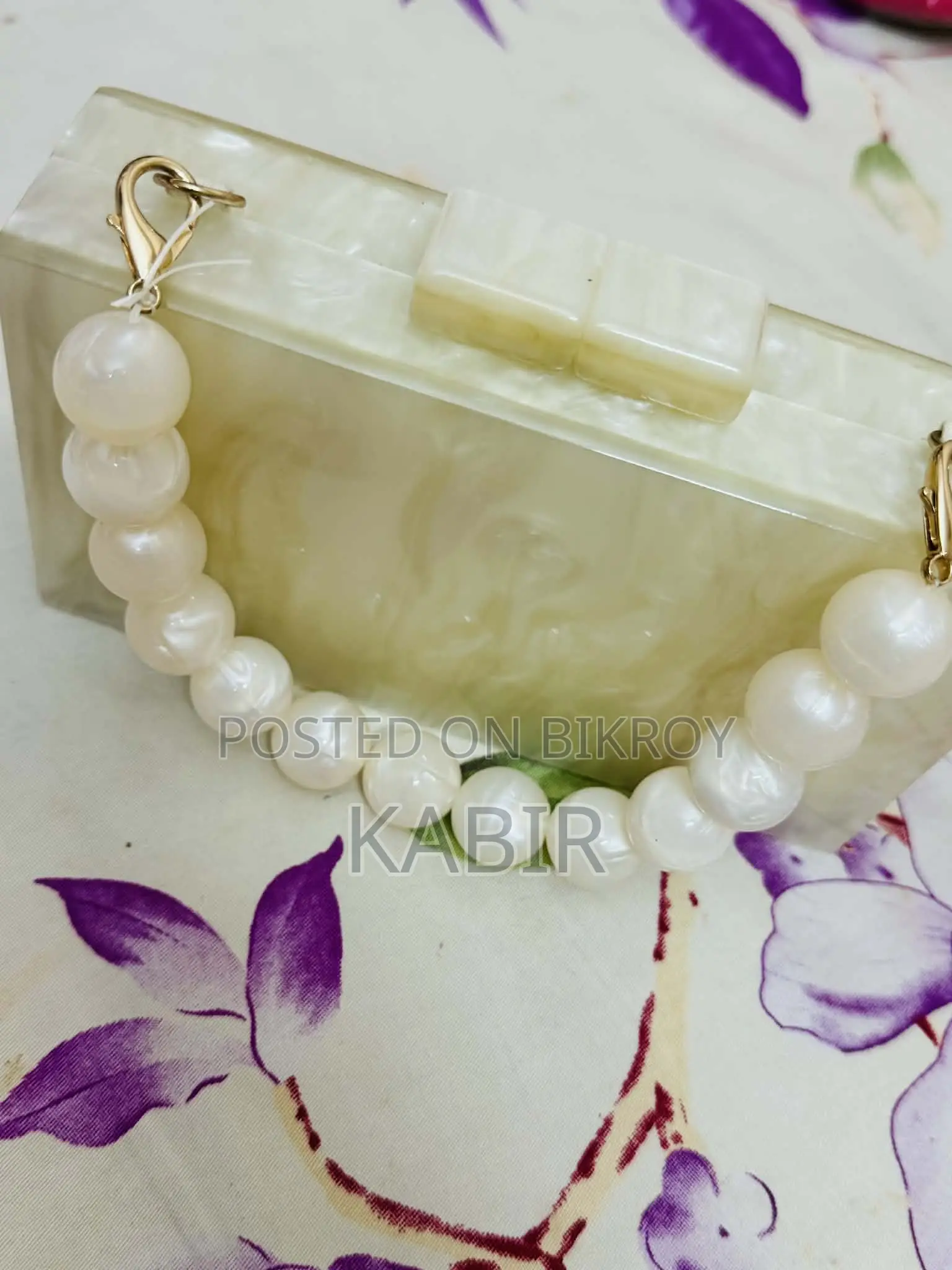 Bubble Acrylic Clutch Bag