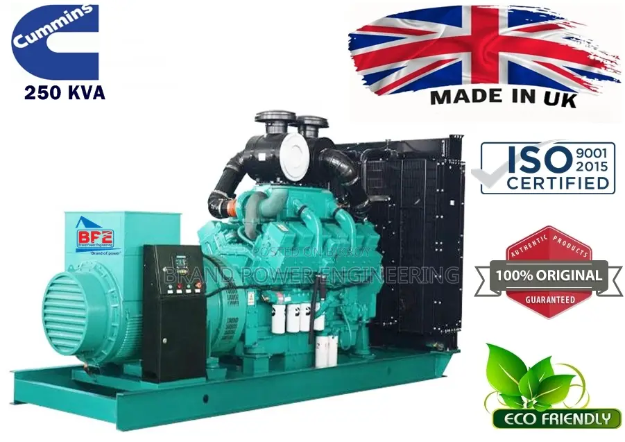 250kVA Cummins Diesel Generator | Stamford Alternator