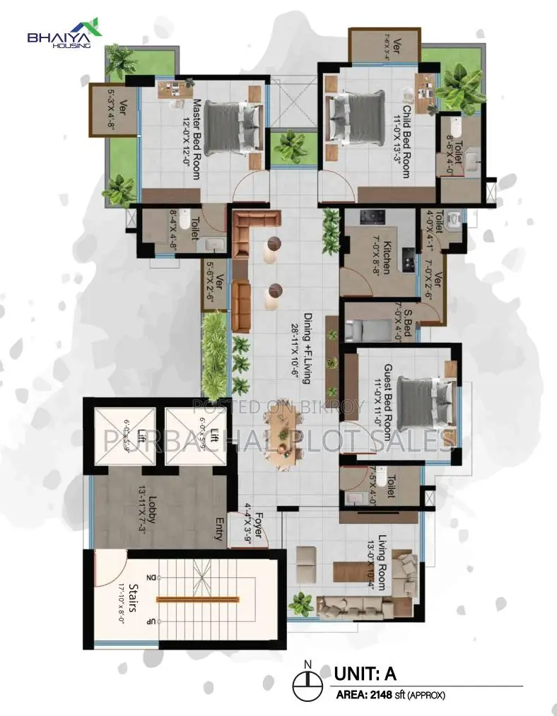 Luxury Apartment Sales @ Bashundhara, R/ A