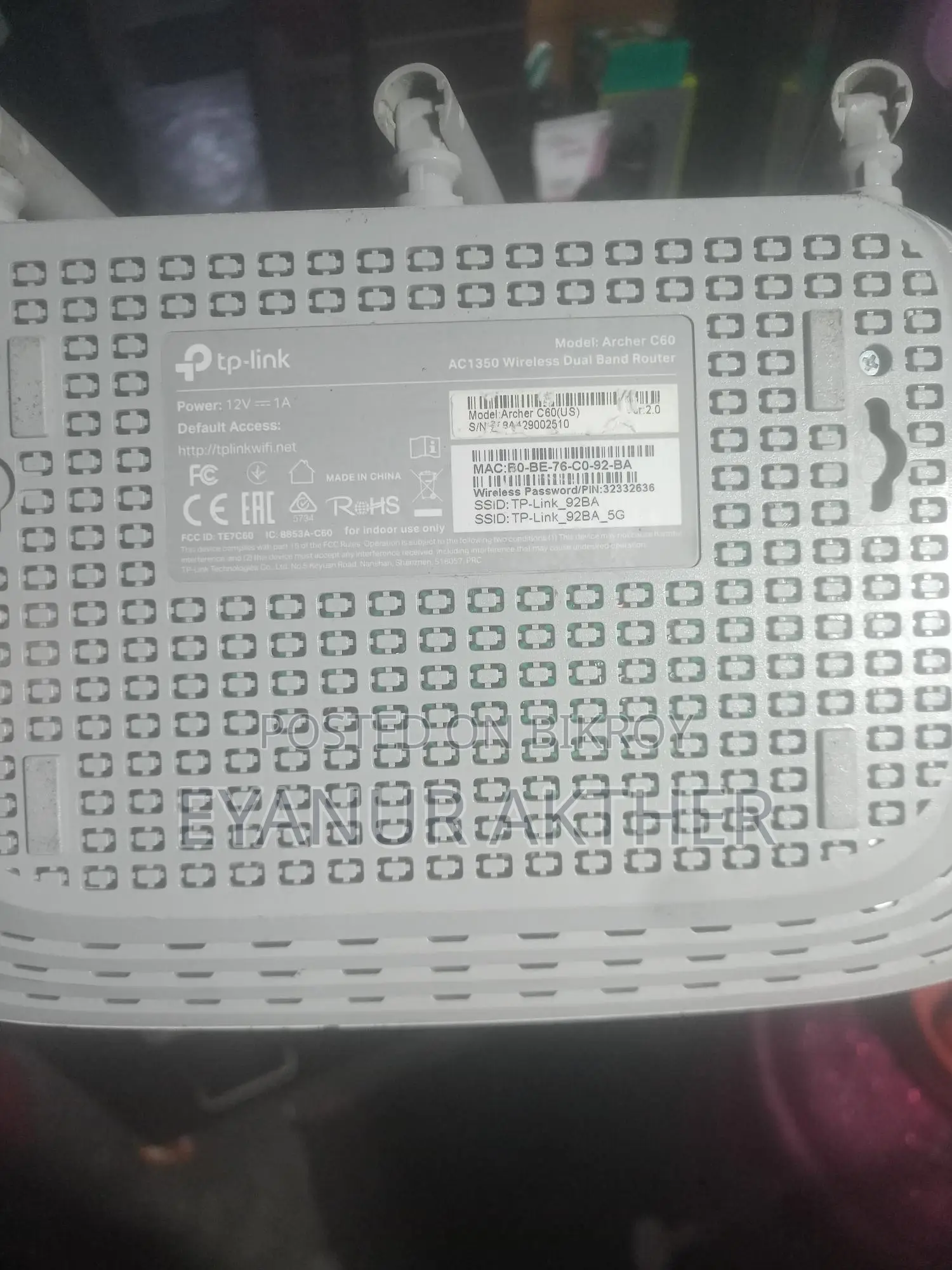 Tp-link Archer 60 Router