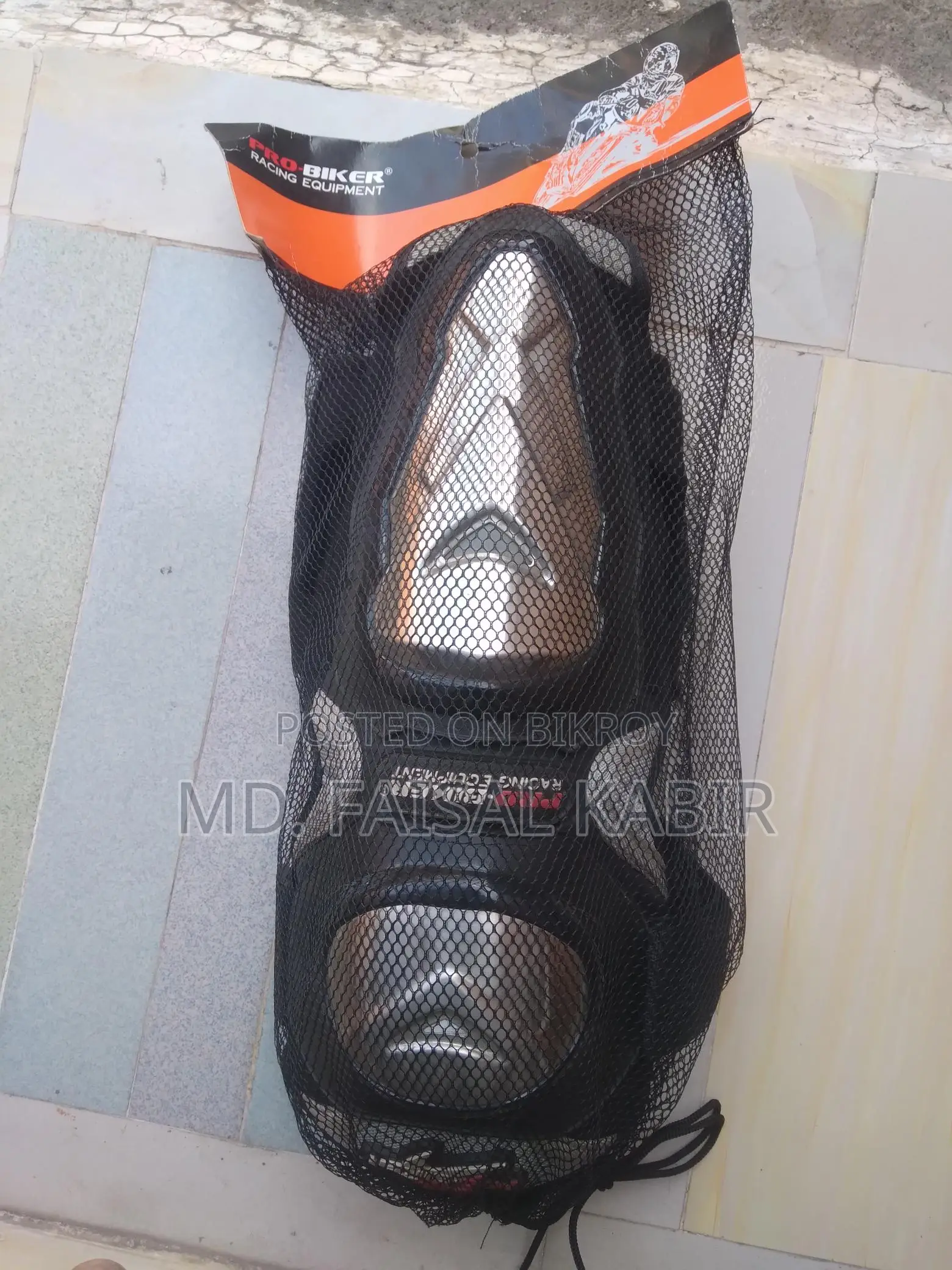 Safety Gear- Stainless Steel Knee Guard And Elbow