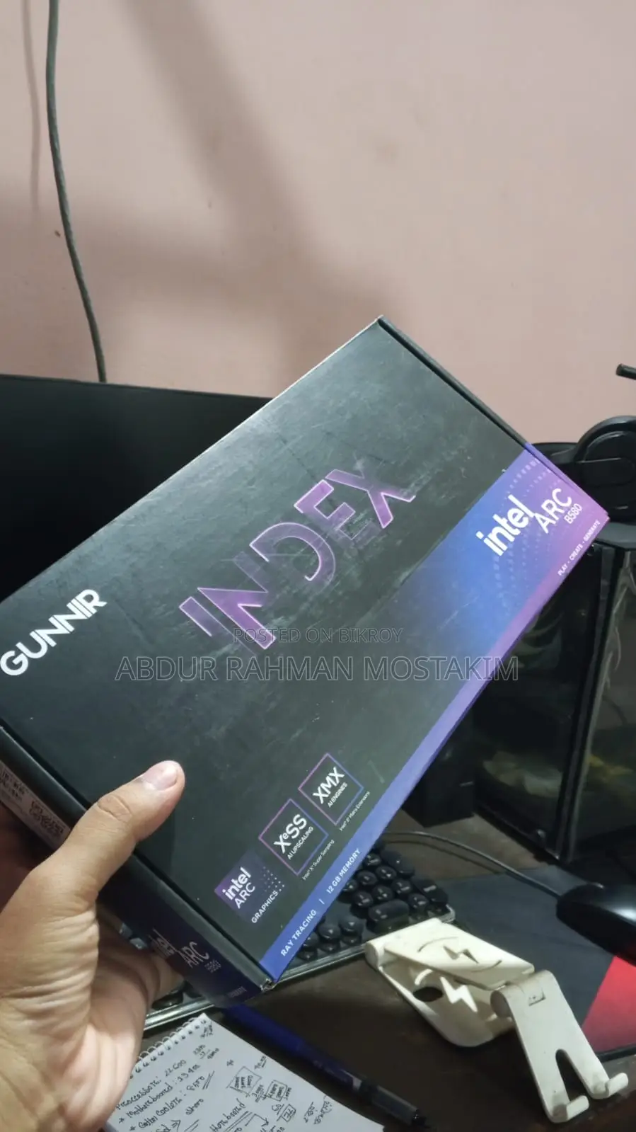 Gpu: Gunnir Intel Arc B580 Index 12g GDDR6 Graphics Card