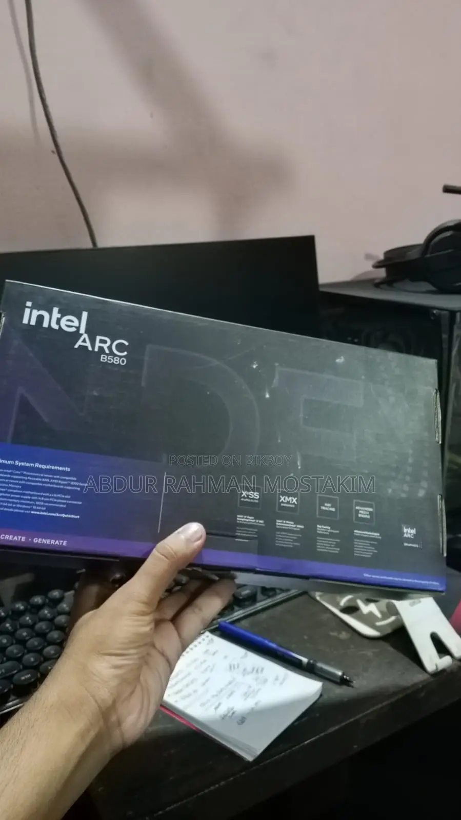 Gpu: Gunnir Intel Arc B580 Index 12g GDDR6 Graphics Card