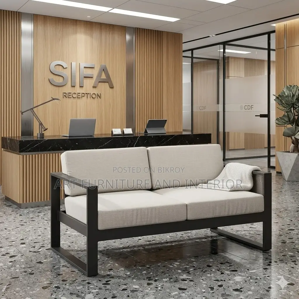 Two Seater Iron Sofa - 02