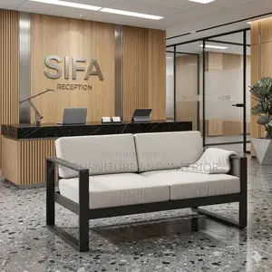 Two Seater Iron Sofa - 02
