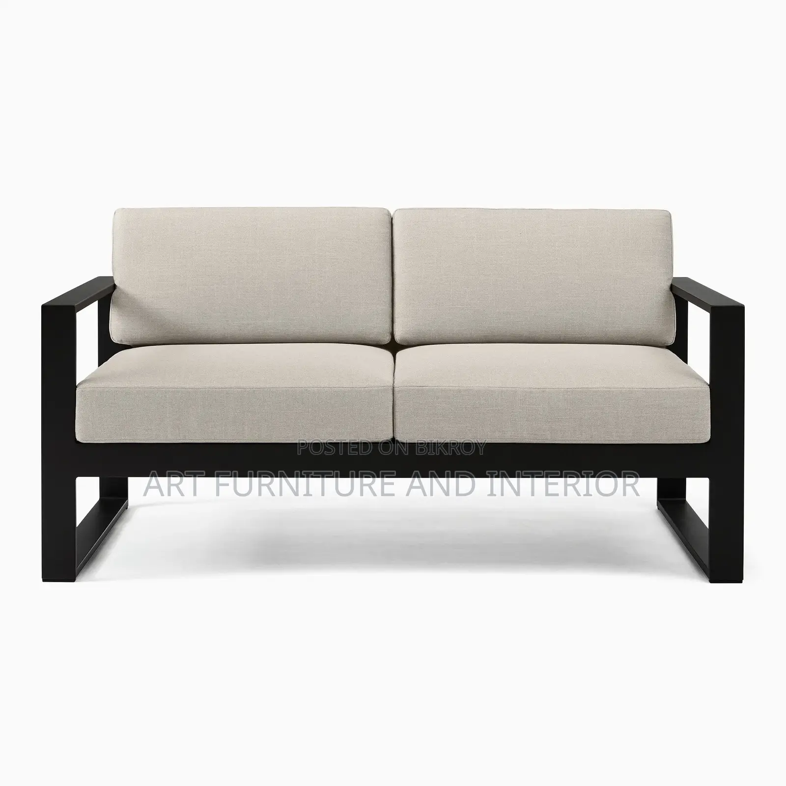 Two Seater Iron Sofa - 02
