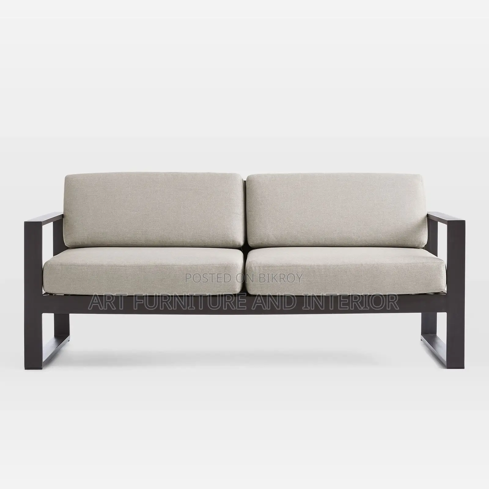 Two Seater Iron Sofa - 02