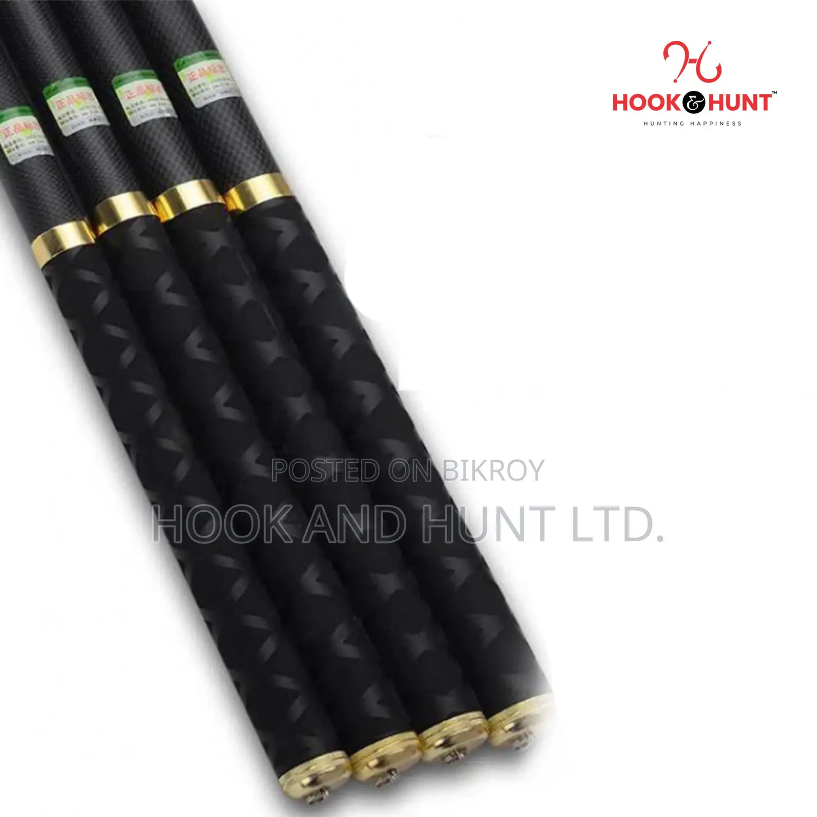 Carbon Stream Fishing Rod 2.7–5.4m Super Hard | Hook Hunt
