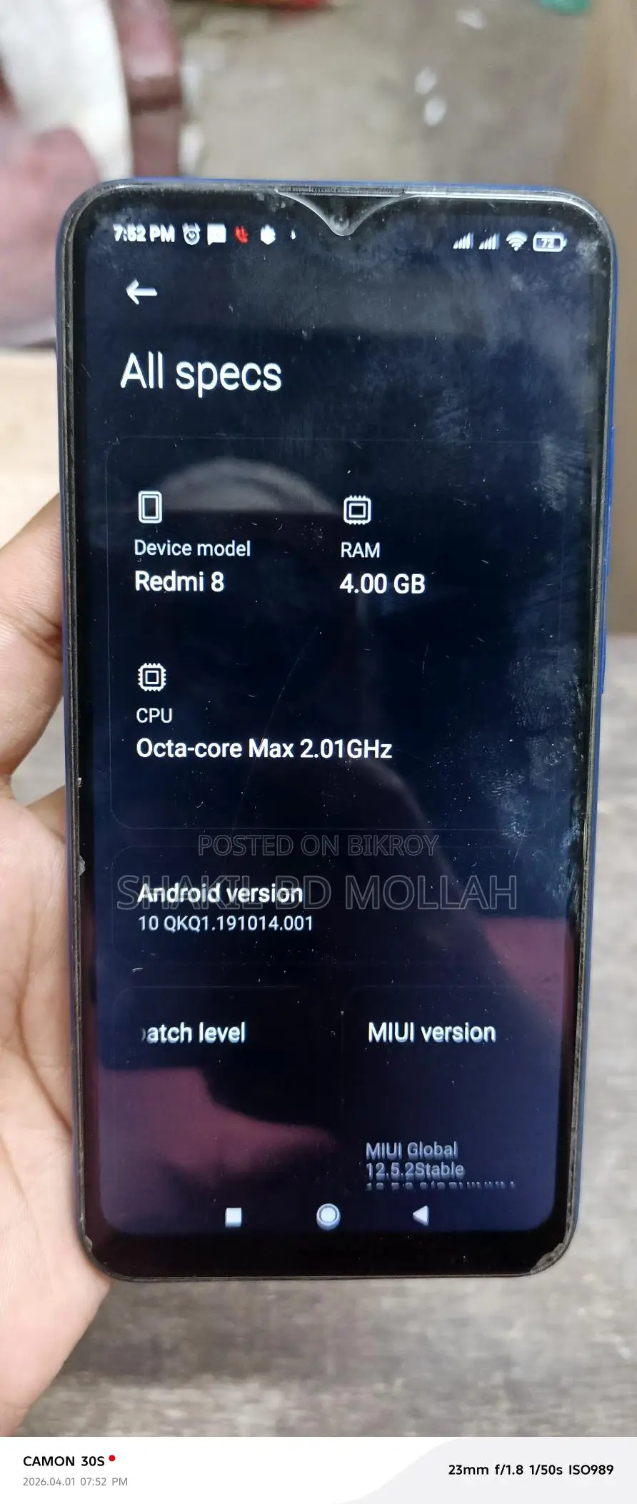 Xiaomi Redmi Note 8 (Used)