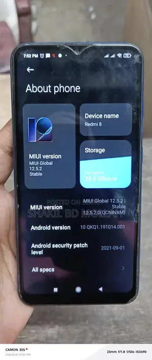 Xiaomi Redmi Note 8 (Used)