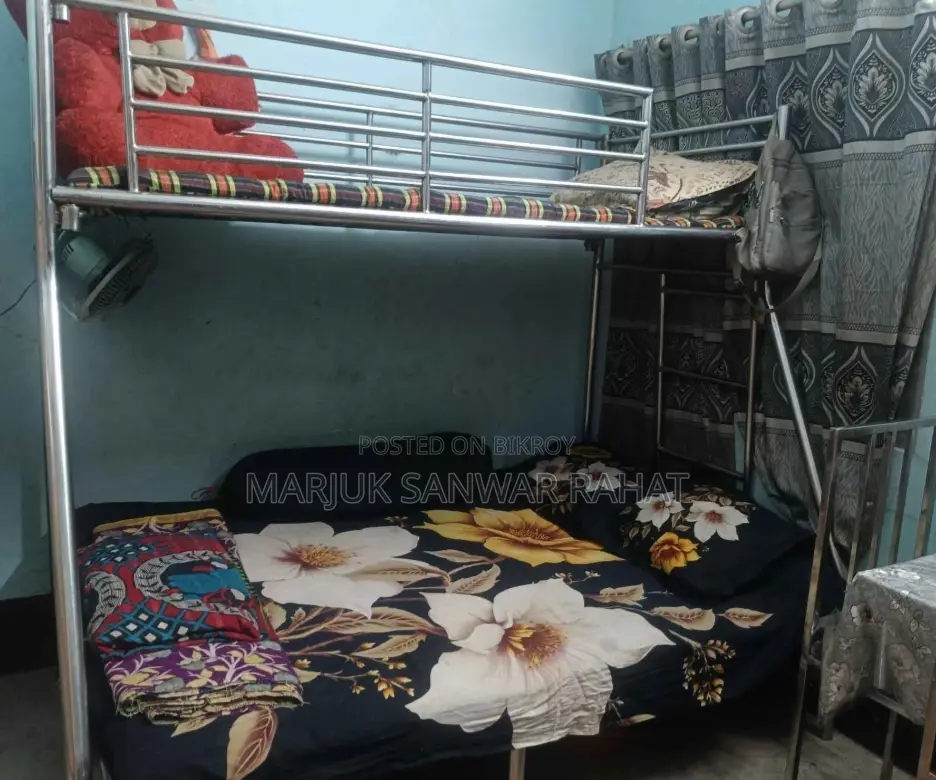 ২তলা খাট বিক্রি জাজিম সহ