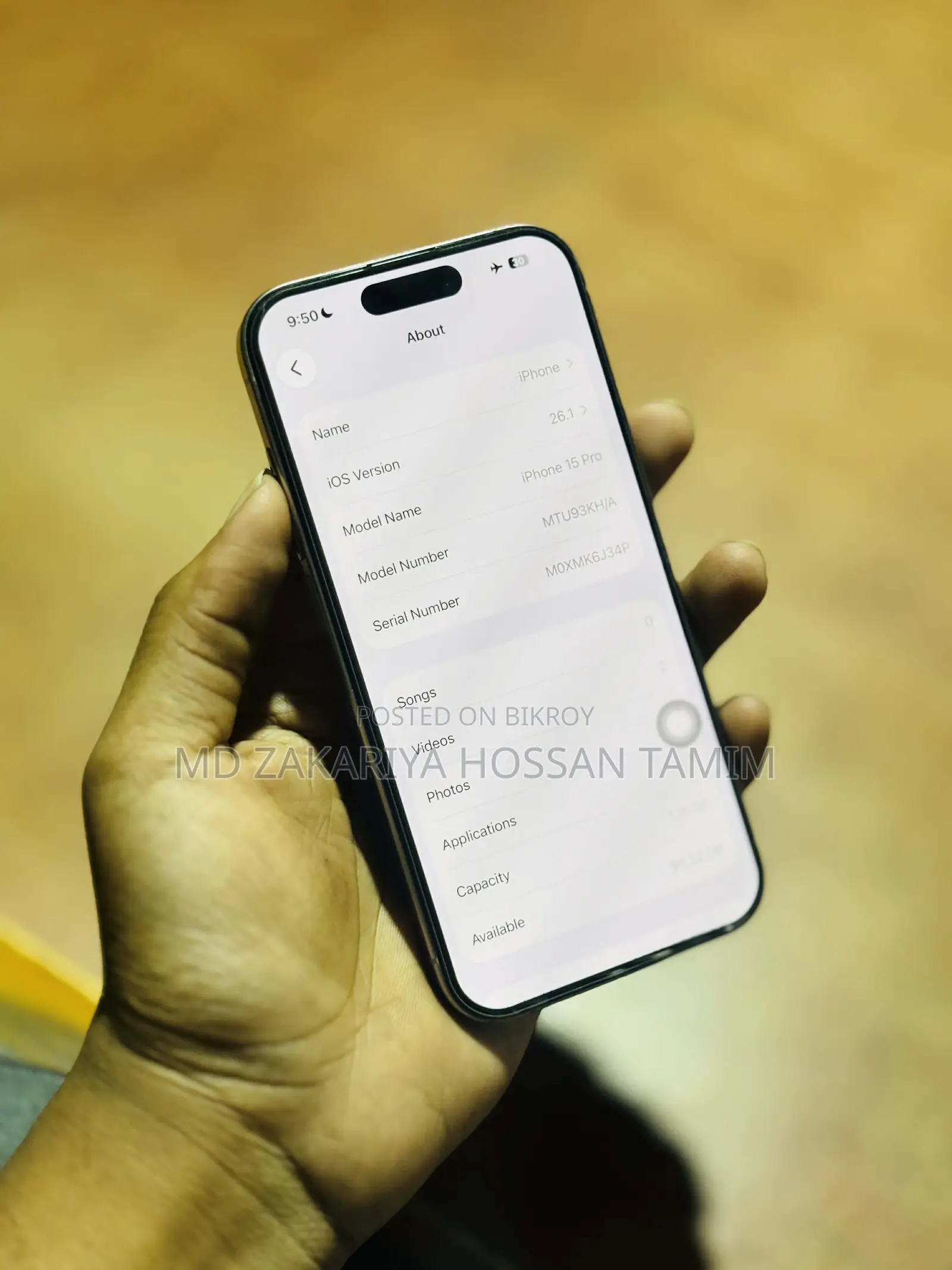 Apple iPhone 15 Pro (Used)