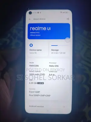Realme Narzo 50 128 GB