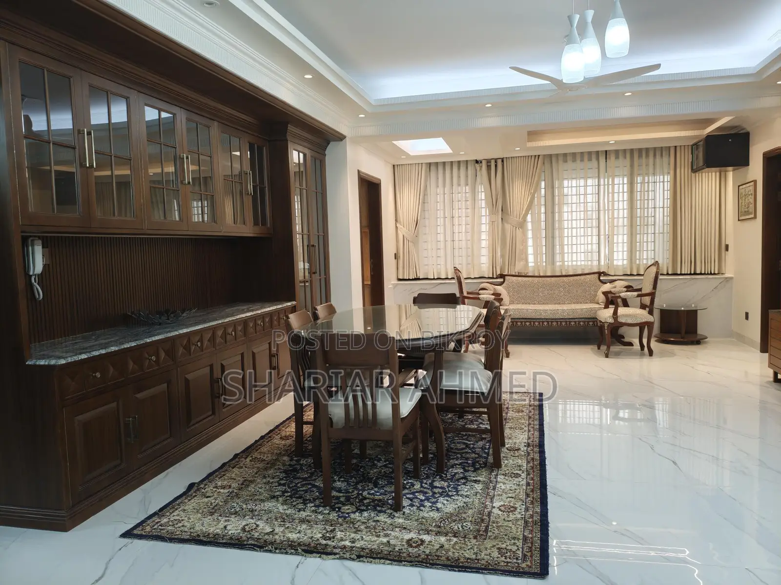 Gorgeous 3400 Sqft Full-Furnished Flat For Rent In Gulshan 2