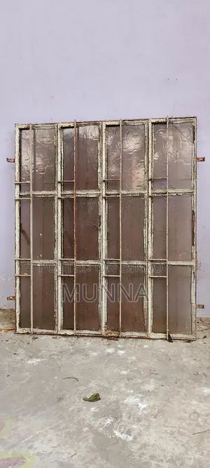 Two Old Iron Windows