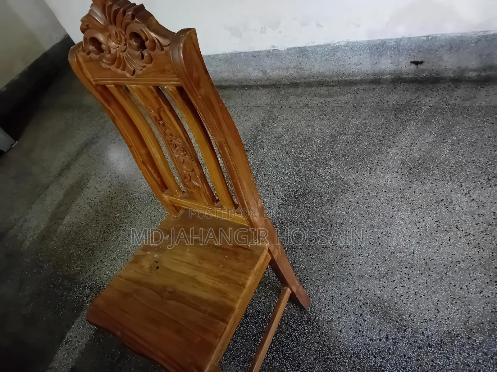 সেগুন কাঠের ডাইনিং টেবিল