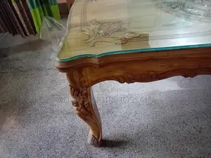 সেগুন কাঠের ডাইনিং টেবিল