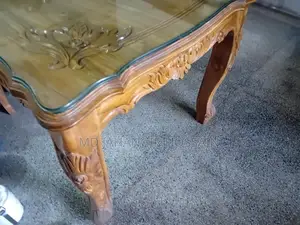 সেগুন কাঠের ডাইনিং টেবিল