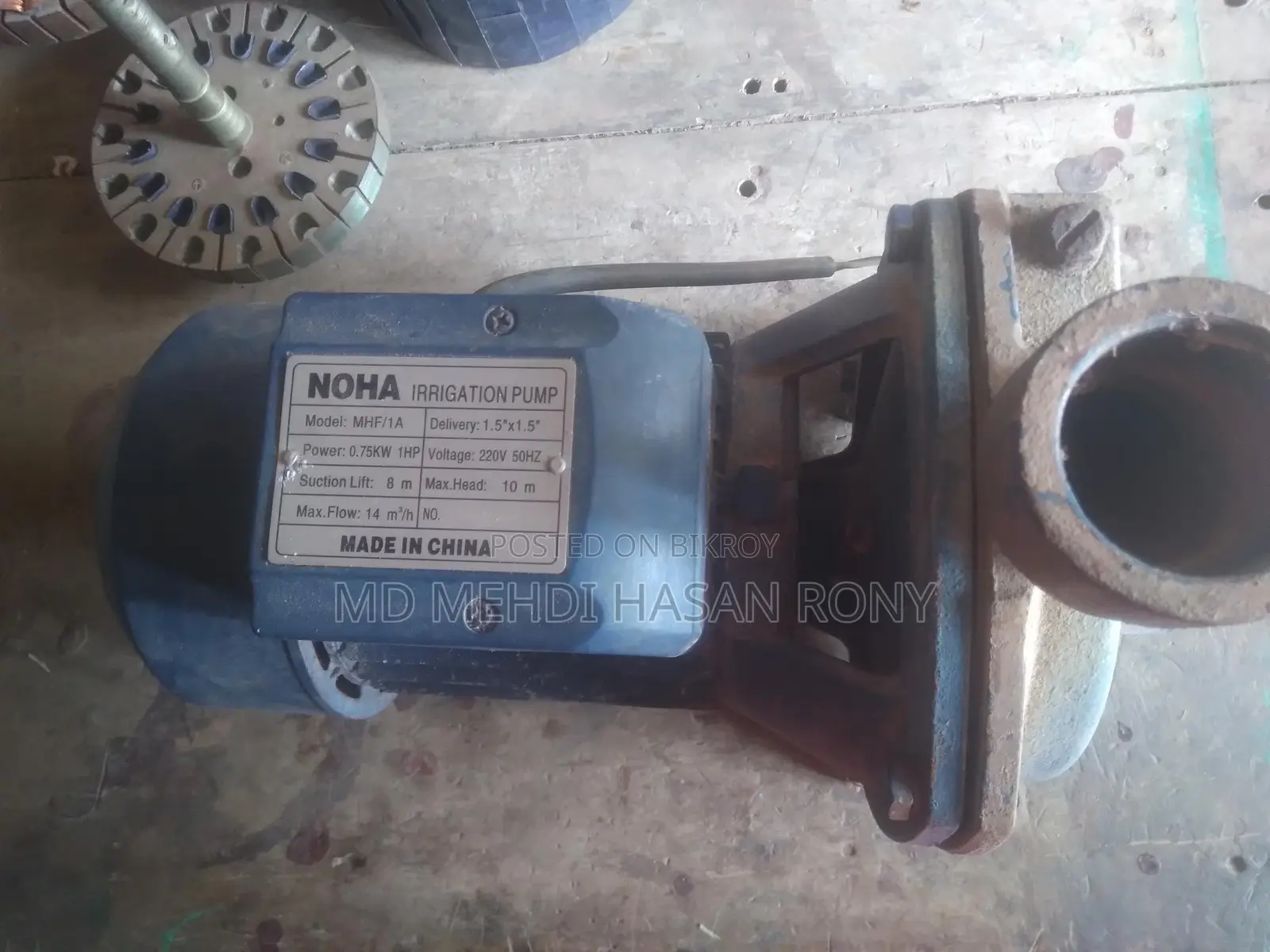 1HP Water Pump (NOHA) for Sale