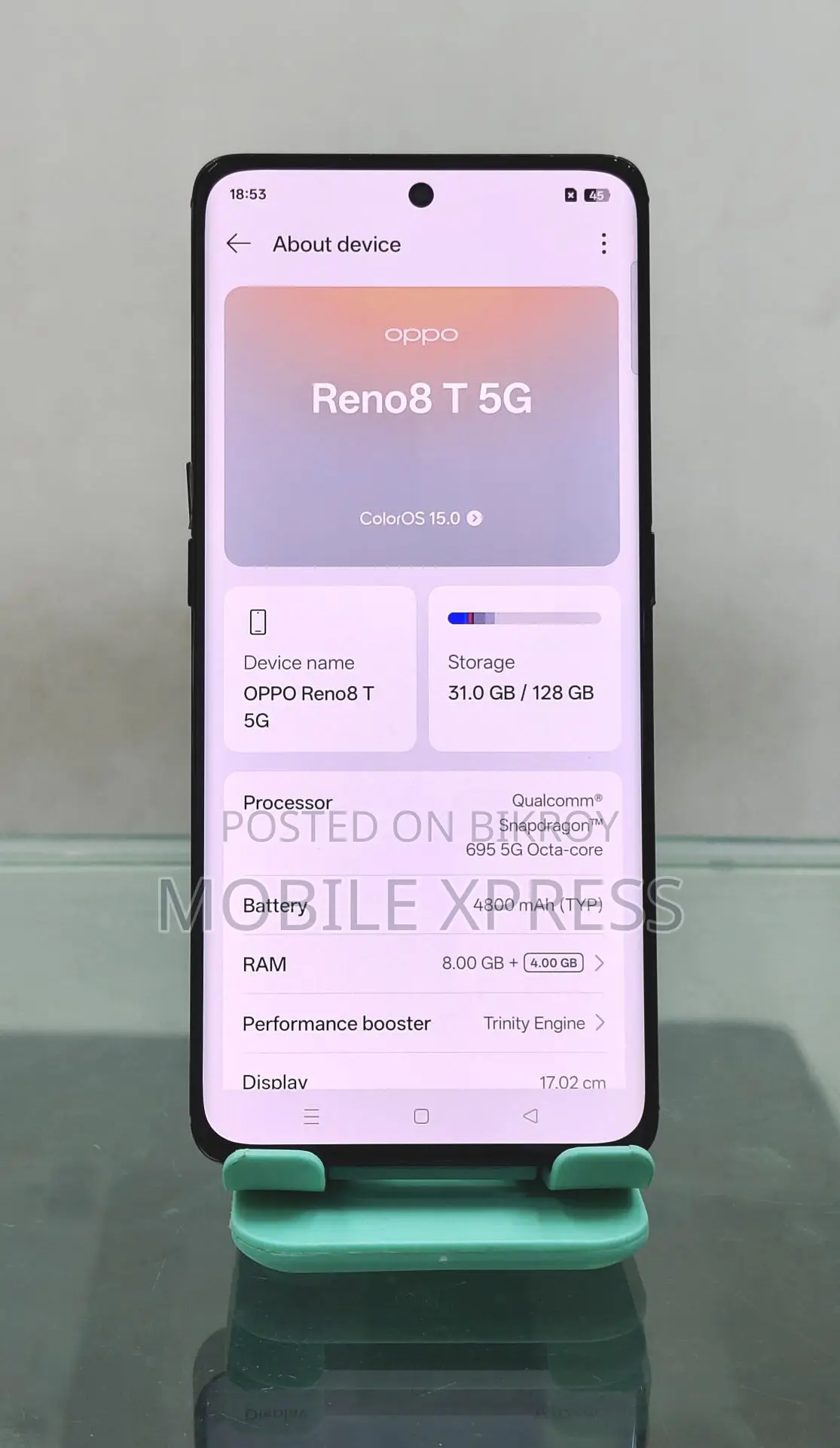 OPPO Reno 8T 8/128 GB 5G (Used)