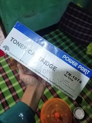 পাওয়ার প্রিন্ট টিএন-১০৭এ টোনার চিপ ছাড়া
