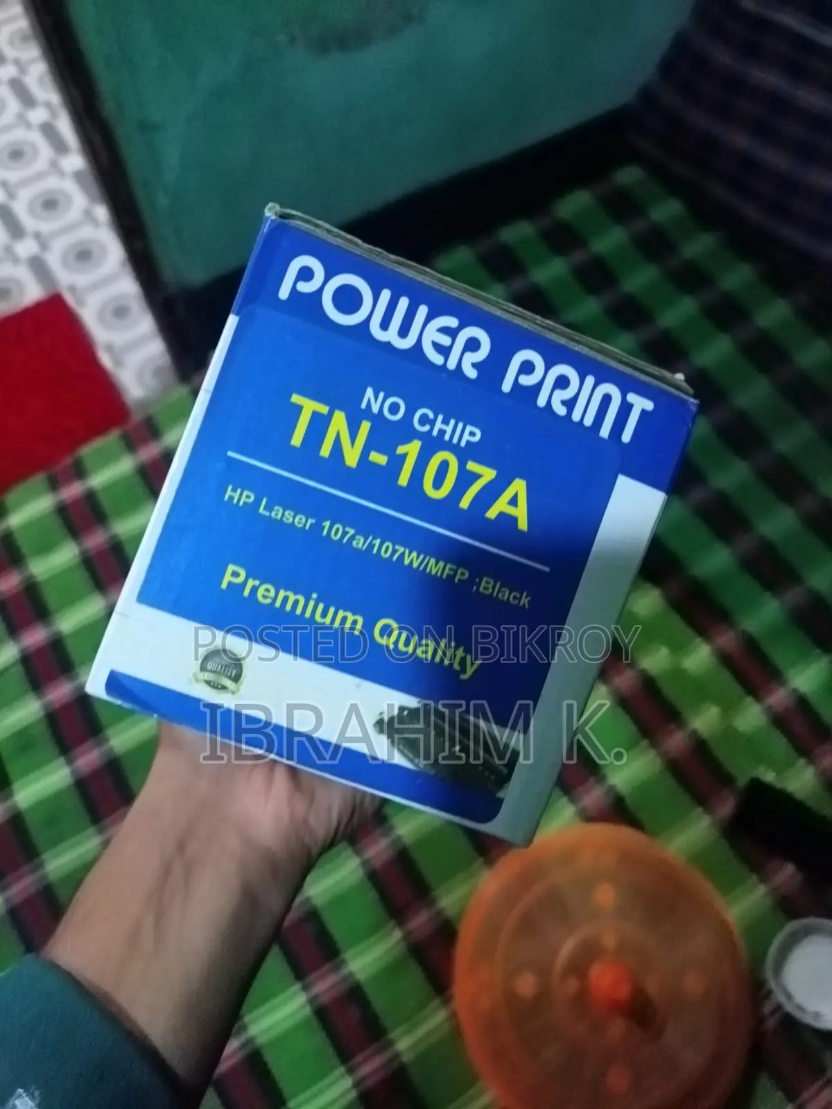 Power Print TN-107A Toner Without Chip